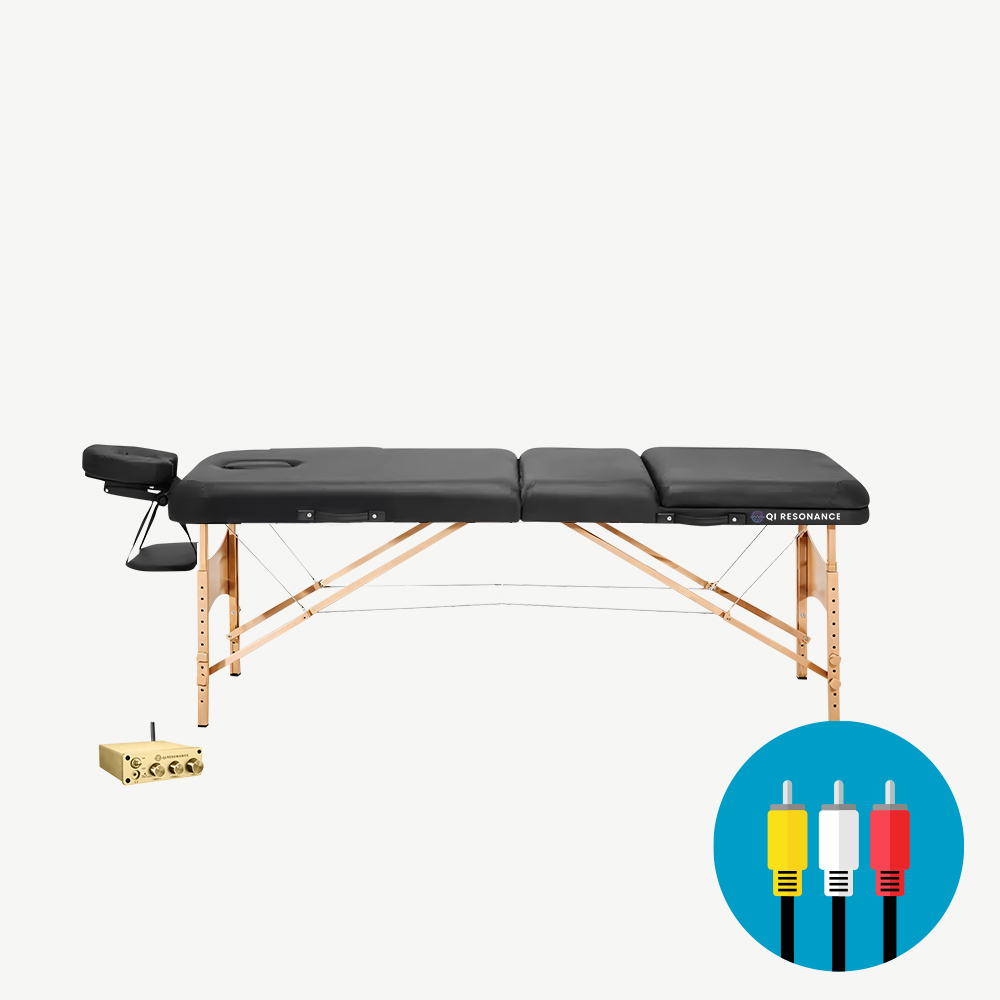 Qi-resonance-bed-wired-connection